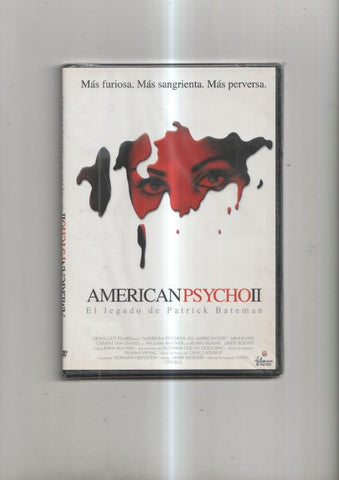DVD: American Psycho II, el legado de Patrick Bateman (precintado)