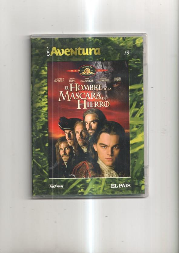 Pelicula en DVD: El hombre de la máscara de hierro. Con John Malkovich, Jeremy Irons, Leonardo DiCaprio