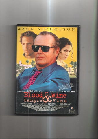 Pelicula en DVD: Sangre & Vino (Blood & Wine). Con Jack Nicholson