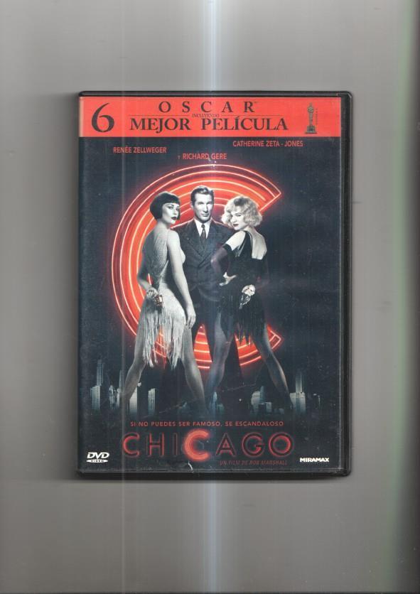Pelicula en DVD: Chicago. Con RichardGere, Zeta - Jones, Renée Zellweger