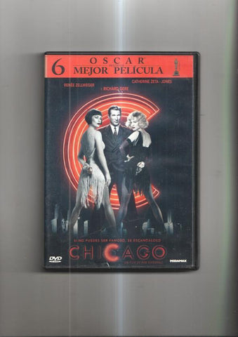 Pelicula en DVD: Chicago. Con RichardGere, Zeta - Jones, Renée Zellweger