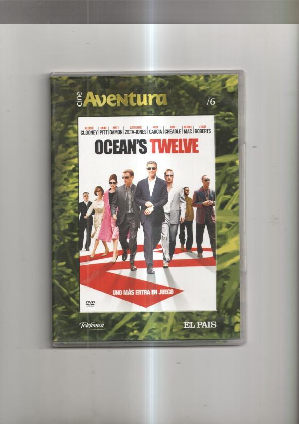 Pelicula en DVD: Ocean's Twelve. Con George Clooney, Brad Pitt, Andy García