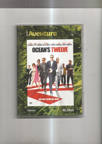 Pelicula en DVD: Ocean's Twelve. Con George Clooney, Brad Pitt, Andy García