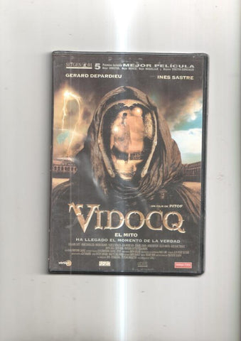 DVD pelicula: Vidocq, el mito. Con Gerard Depardieu, Inés Sastre (precintado)
