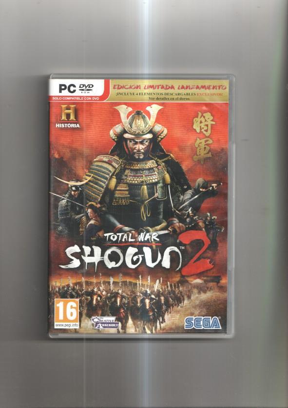 DVD juego PC: Total War Shogun 2. Edición limitada lanzamiento. Incluye 4 elementos descargables
