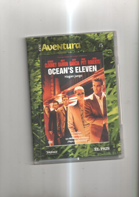 Pelicula en DVD: Ocean's Eleven (hagan juego), Andy García, Brad Pitt
