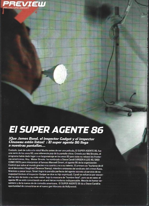 LAMINA 40709: Sinopsis de El Super Agente 86
