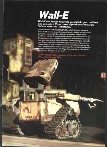 LAMINA 40720: Wall-e