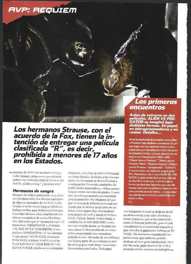 LAMINA 40734: Escena de Alien vs Predator: Requiem