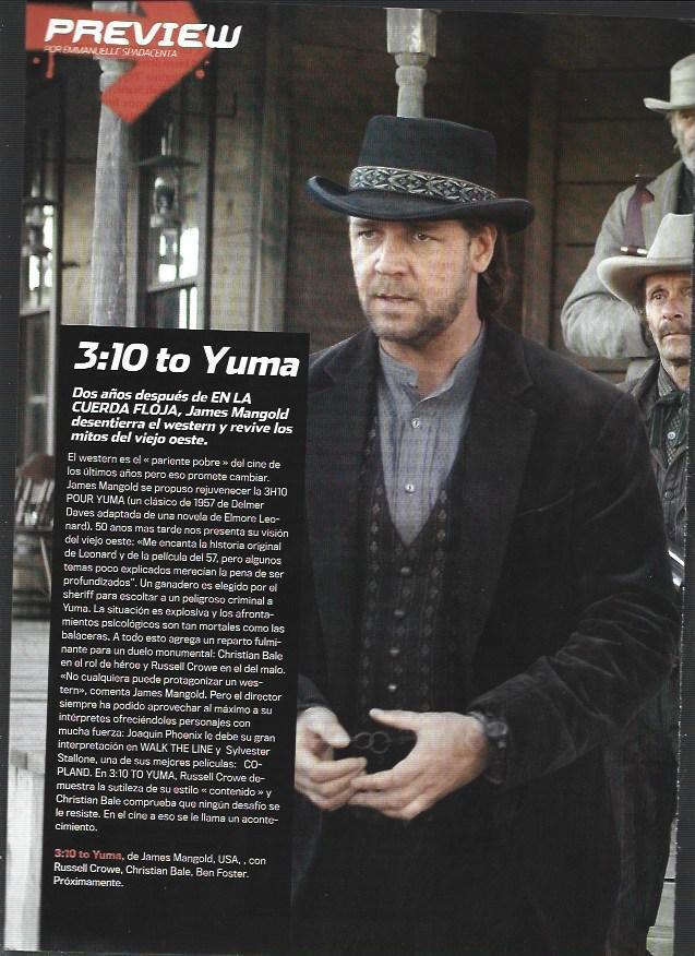 LAMINA 40725: Russell Crowe en 3:10 to Yuma