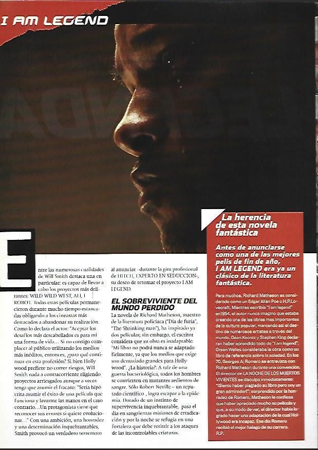 LAMINA 40704: Will Smith en I am Legend