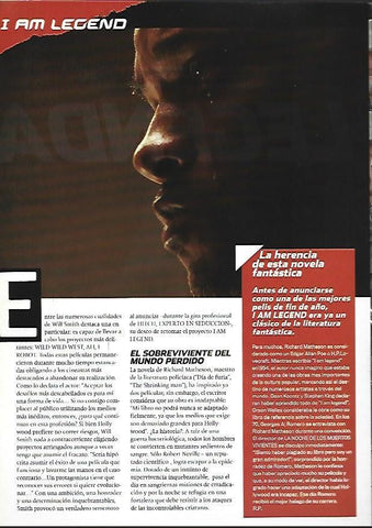 LAMINA 40704: Will Smith en I am Legend