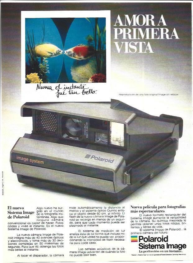 LAMINA 40679: Publicidad de Polaroid Sistema Image