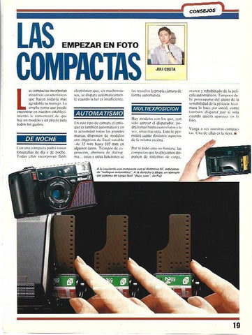 LAMINA 40678: Articulo sobre maquinas de fotografia compactas
