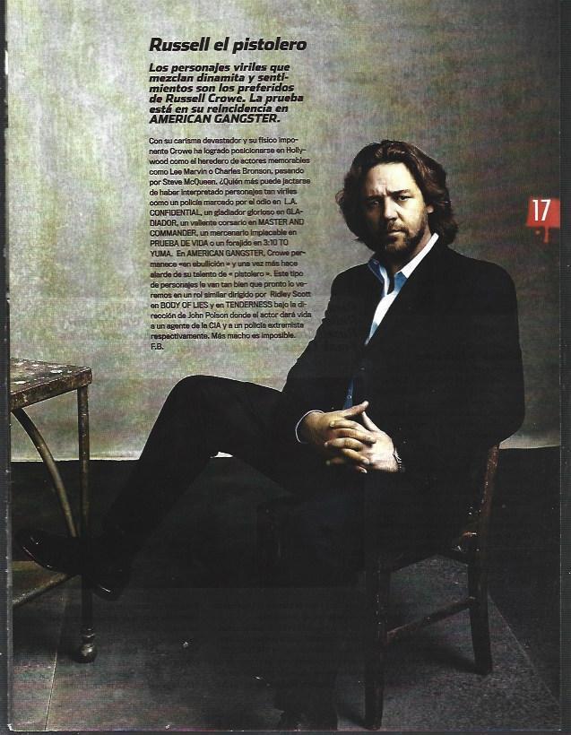 LAMINA 40699: Russell Crowe en American Gangster