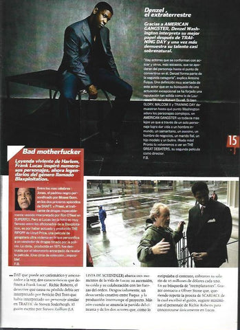 LAMINA 40698: Denzel Washington
