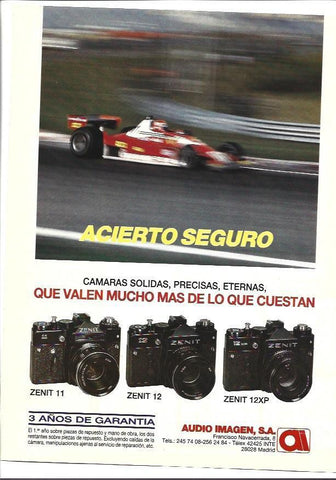 LAMINA 40688: Publicidad de Audio Imagen SA de Madrid