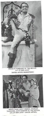 VARIOS 7241: Douglas Fairbanks como Don Juan