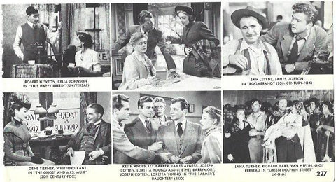 VARIOS 7245: Escenas de This Happy Breed, Boomerang y Green Dolphin Street
