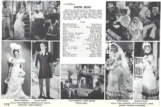 VARIOS 7247: Ficha tecnica y escenas de Show Boat