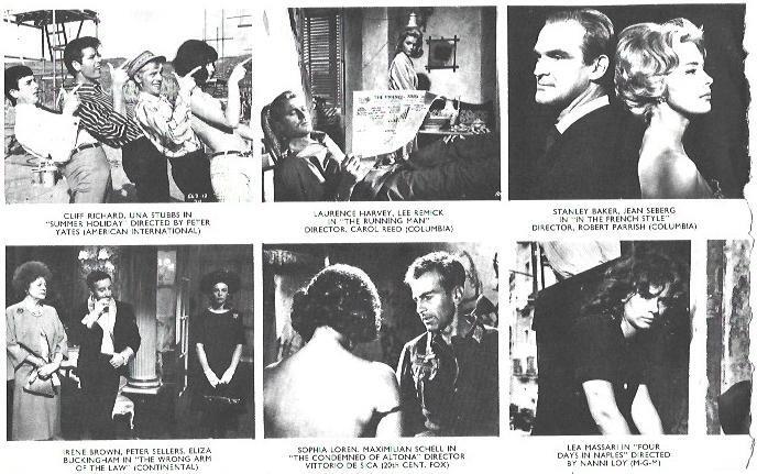 VARIOS 7248: Escenas de Summer holiday, The Running man y The condemned of Altona