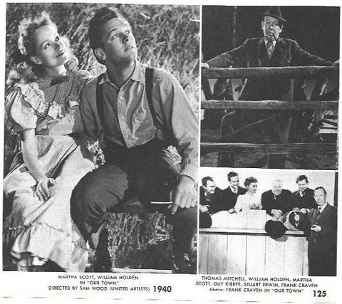 VARIOS 7249: Martha Scott en Our Town
