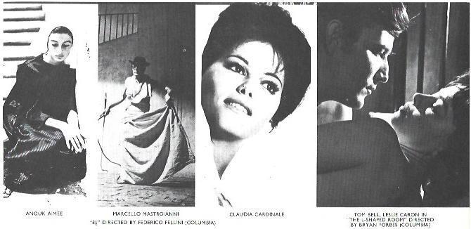 VARIOS 7231: Anouk Aimee, Marcello Mastroianni, Claudia Cardinale y Tom Bell