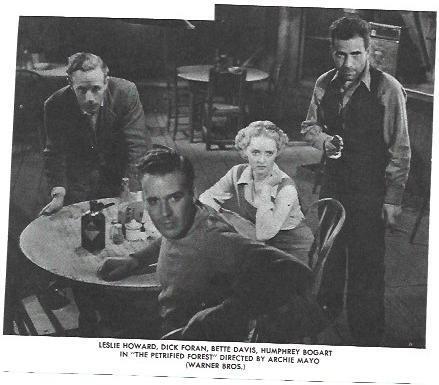 VARIOS 7213: Humphrey Bogart y Leslie Woward en The Petrified Forest