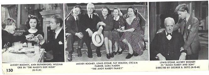 VARIOS 7222: Mickey Rooney en The Hardys Ride High