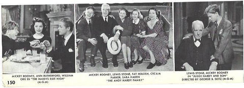 VARIOS 7222: Mickey Rooney en The Hardys Ride High