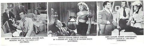VARIOS 7257: Escenas de The Naked City, A Double Life y Lulu Belle