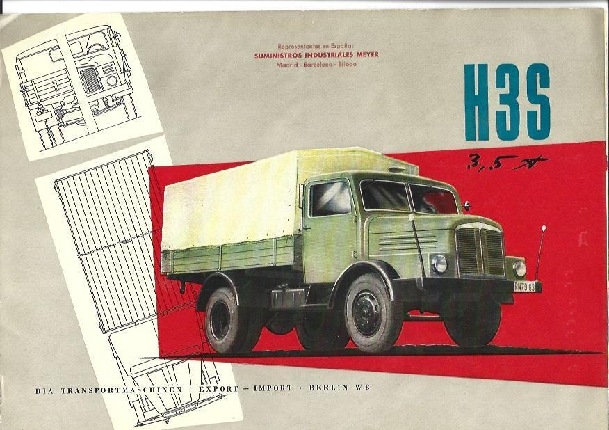 VARIOS 7297: Folleto de camion H3S