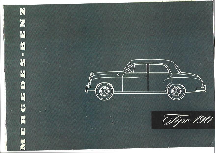 VARIOS 7299: Publicidad de Mercedes Tipo 190