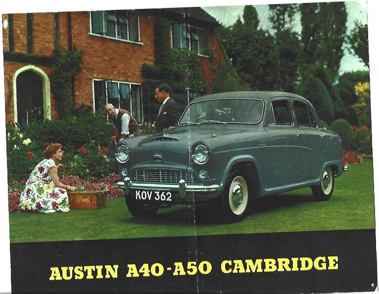 VARIOS 7300: Publicidad de Austin A40-A50