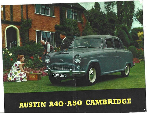 VARIOS 7300: Publicidad de Austin A40-A50