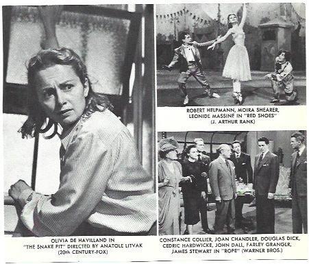 VARIOS 7259: Olivia de Havilland en The snake pit