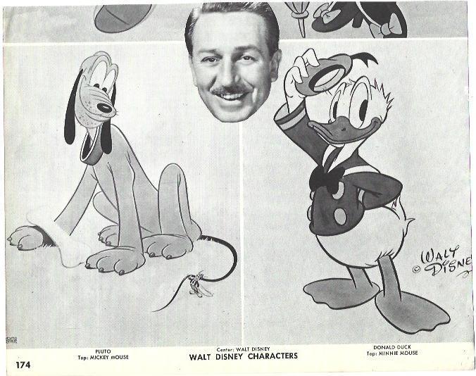 VARIOS 7278: Pluto y El pato Donald de Walt Disney