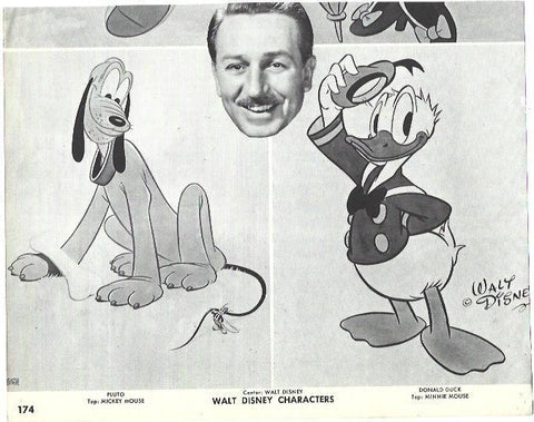 VARIOS 7278: Pluto y El pato Donald de Walt Disney