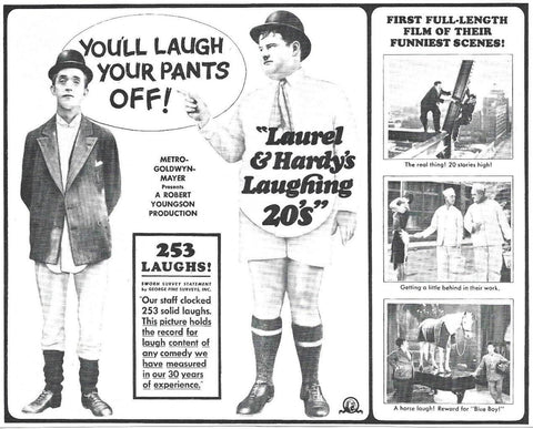 VARIOS 7141: Publicidad con Laurel y Hardy