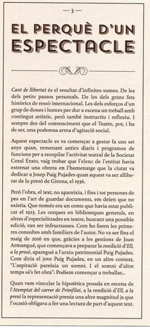VARIOS 7121: El porque de un espectaculo