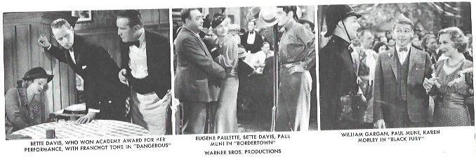 VARIOS 7189: Bette Davis en Dangerous y Bordertown