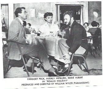 VARIOS 7176: Gregory Peck y Audrey Hepburn en el rodaje de Vacaciones en Roma