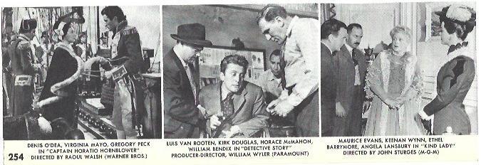 VARIOS 7180: Virginia Mayo, Kirk Douglas y Maurice Evans