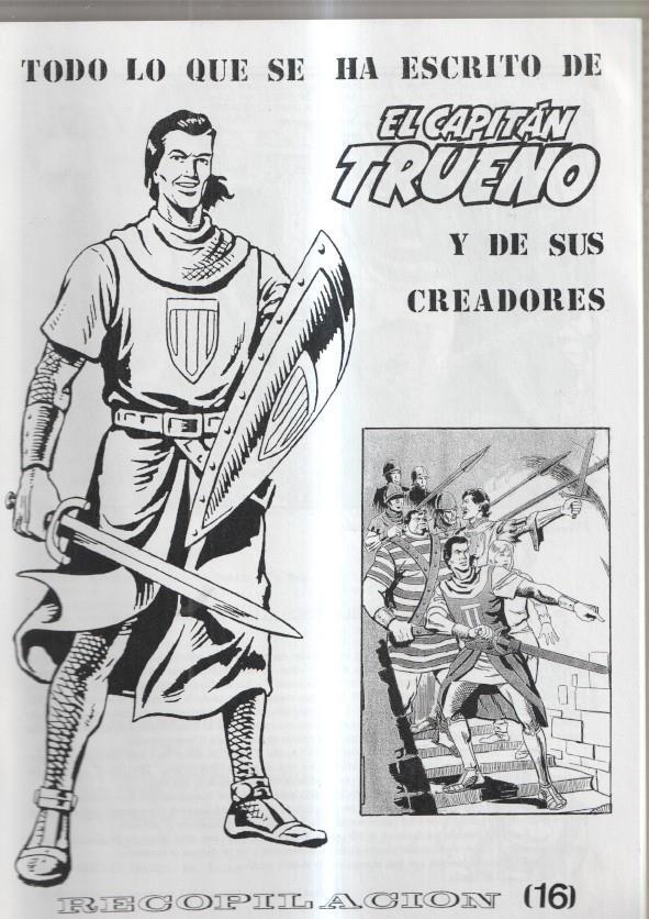 Facsimil: Todo lo que se ha escrito de El Capitan Trueno numero 16