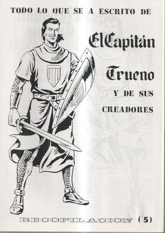 Facsimil: Todo lo que se a escrito de El Capitan Trueno numero 05