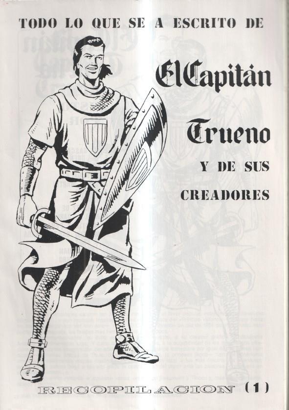 Facsimil: Todo lo que se a escrito de El Capitan Trueno numero 01