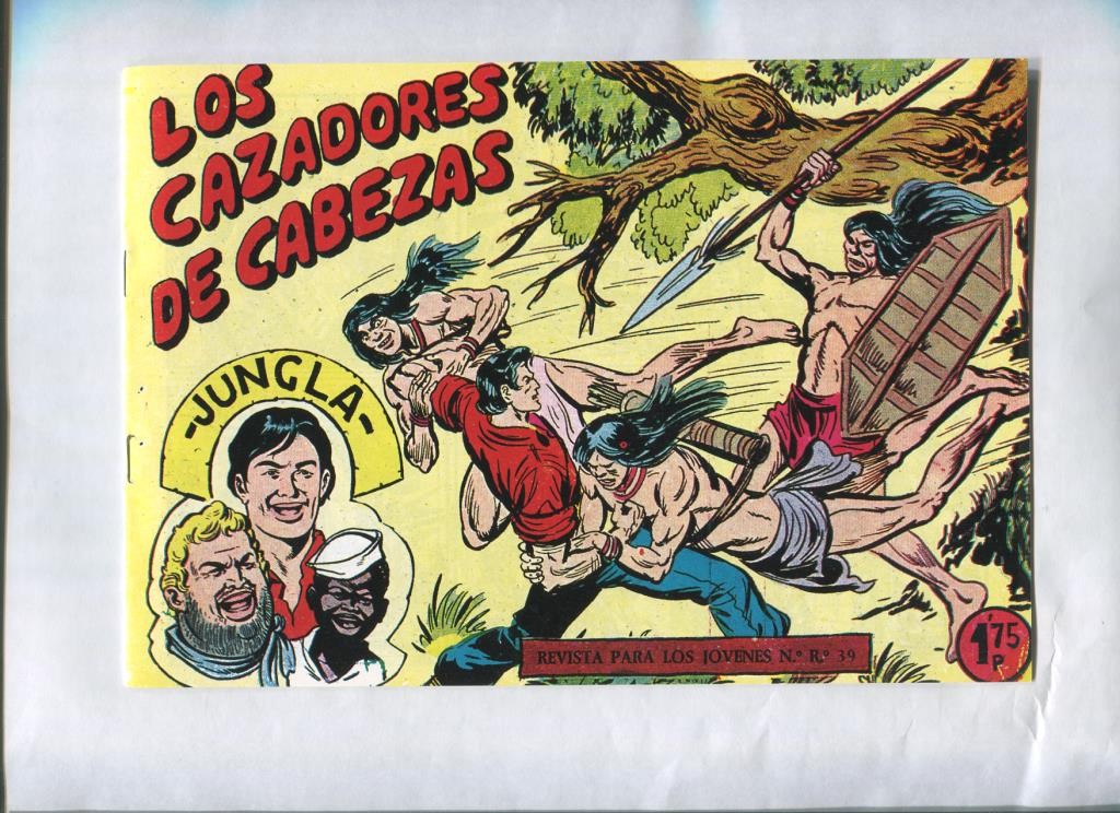 Jungla facsimil numero 33: Los cazadores de cabezas