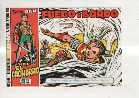 Facsimil El Cachorro de Iranzo numero 136: fuego a bordo 