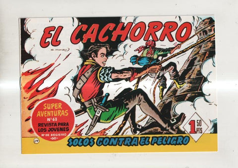 Facsimil El Cachorro de Iranzo numero 179: solos contra el peligro 