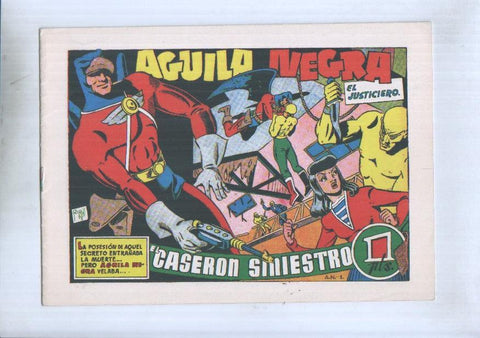 Facsimil: Aguila Negra el justiciero numero 1: el caseron siniestro